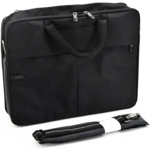 Dell Bags Dell Classic Black Nylon Laptop Carrying Briefcase Poshmark